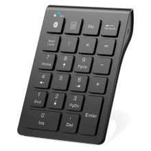 Langaton Bluetooth-numeronäppäimistö, 22-näppäiminen kannettava ohut numeronäppäimistö