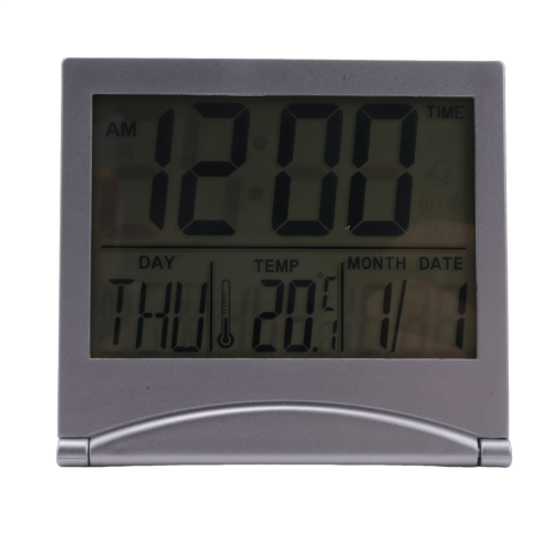 Digital Travel Alarm Clock Battery Operated Number Display Clock 1