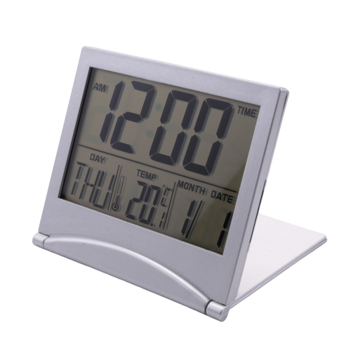 Digital Travel Alarm Clock Battery Operated Number Display Clock