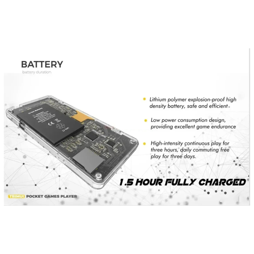 Model S draagbare spelcomputer met 2 inch IPs-scherm (zilver) 2