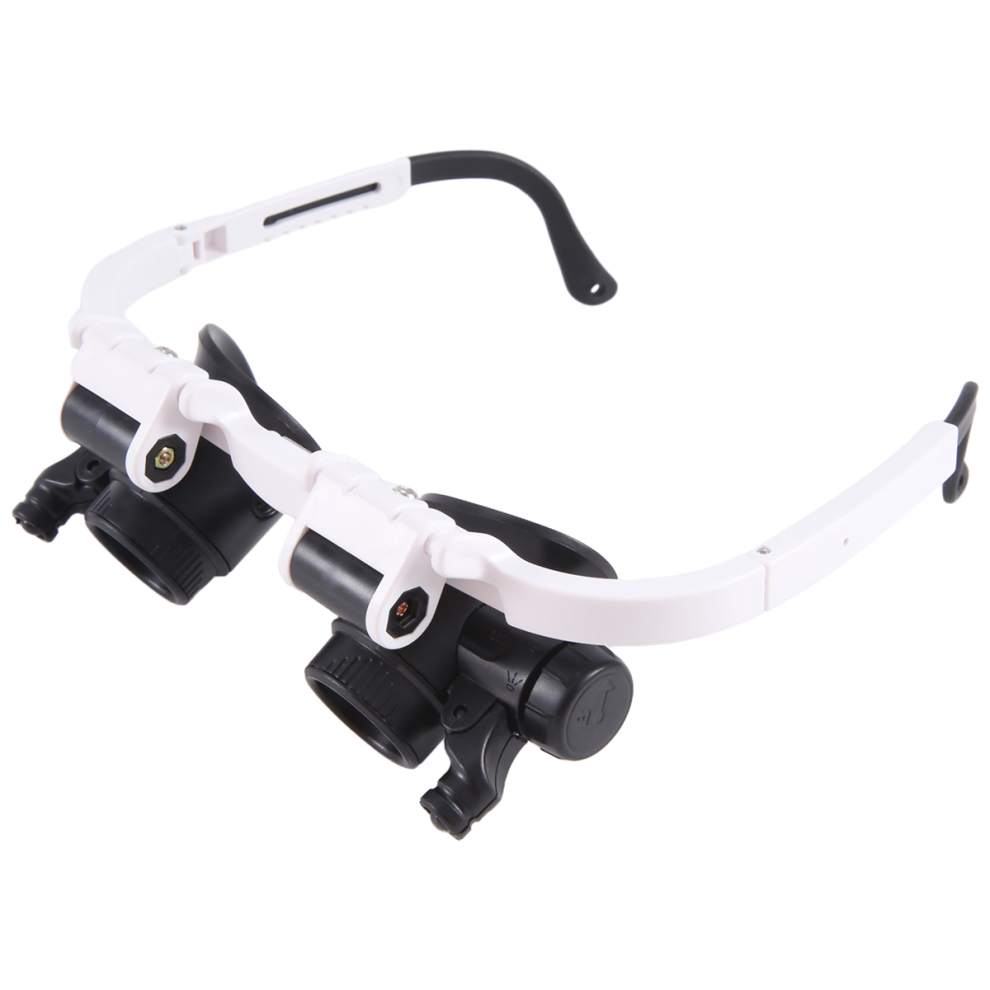 Merkloos 9892H-1 Spectacle Magnifying Glasses With Light With 8X 15X 23X Lens
