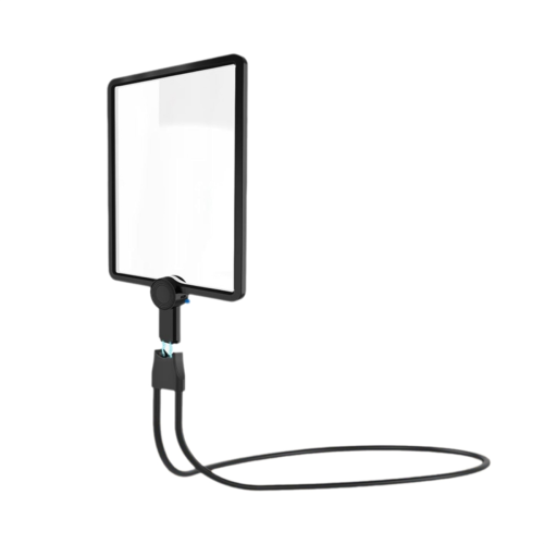 5X Μεγεθυντικός φακός χωρίς χέρια με 50 LED φως, για ανάγνωση 1