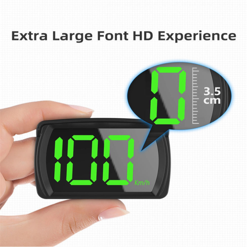 Universal Digital GPS Speedometer Reminder Meter HD LCD Display 1