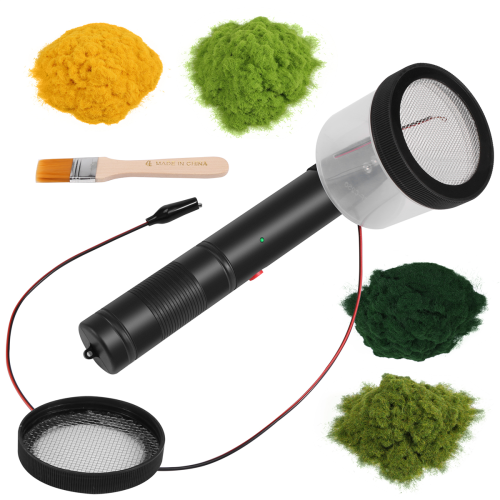 Flocking Kit Static Grass Applicator ABS Mini with Handle for DIY 1
