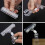 25 Pack Plastic Merchandise Sign Clip Price Display Holders,Clear 2