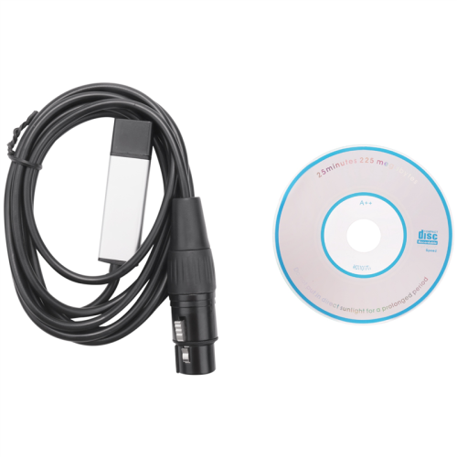 DMX512 USB-gränssnittsadapter LED-scenbelysningsstyrenhet 2