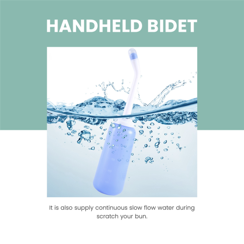 Ψεκαστήρας χειρός για πλύσιμο εγκύων, Bidet 500Ml, καθαριστικό μεγάλης χωρητικότητας 1