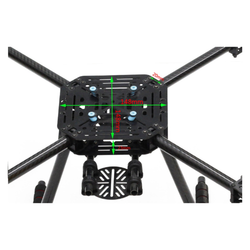 X500-X4 Ramsats Quadcopterram med stativlandningsställ 2