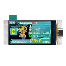 NerdMiner 285KH/S BTC Solo Lottery Miner med WiFi