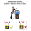 KW650 6V-12V bilbatteritestare 100-2000CCA 6