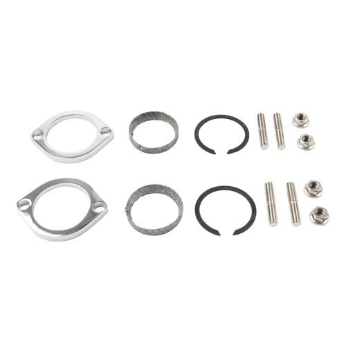 Exhaust Flange Install Kit Flanges Gaskets Nuts Washers for 2