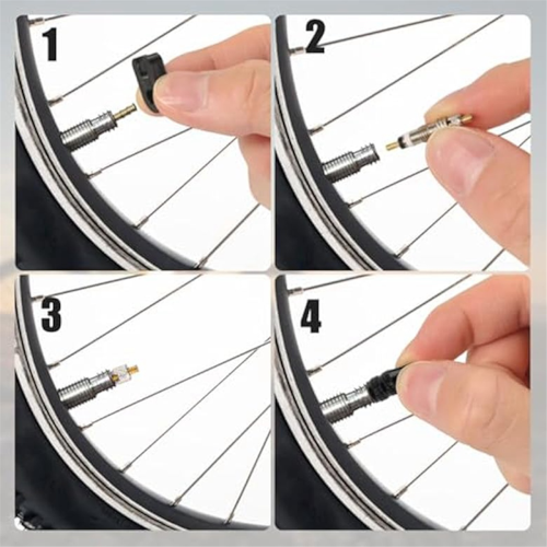 10 st ventilkärnor för Presta, ventilkärnor för cykelbyte 2