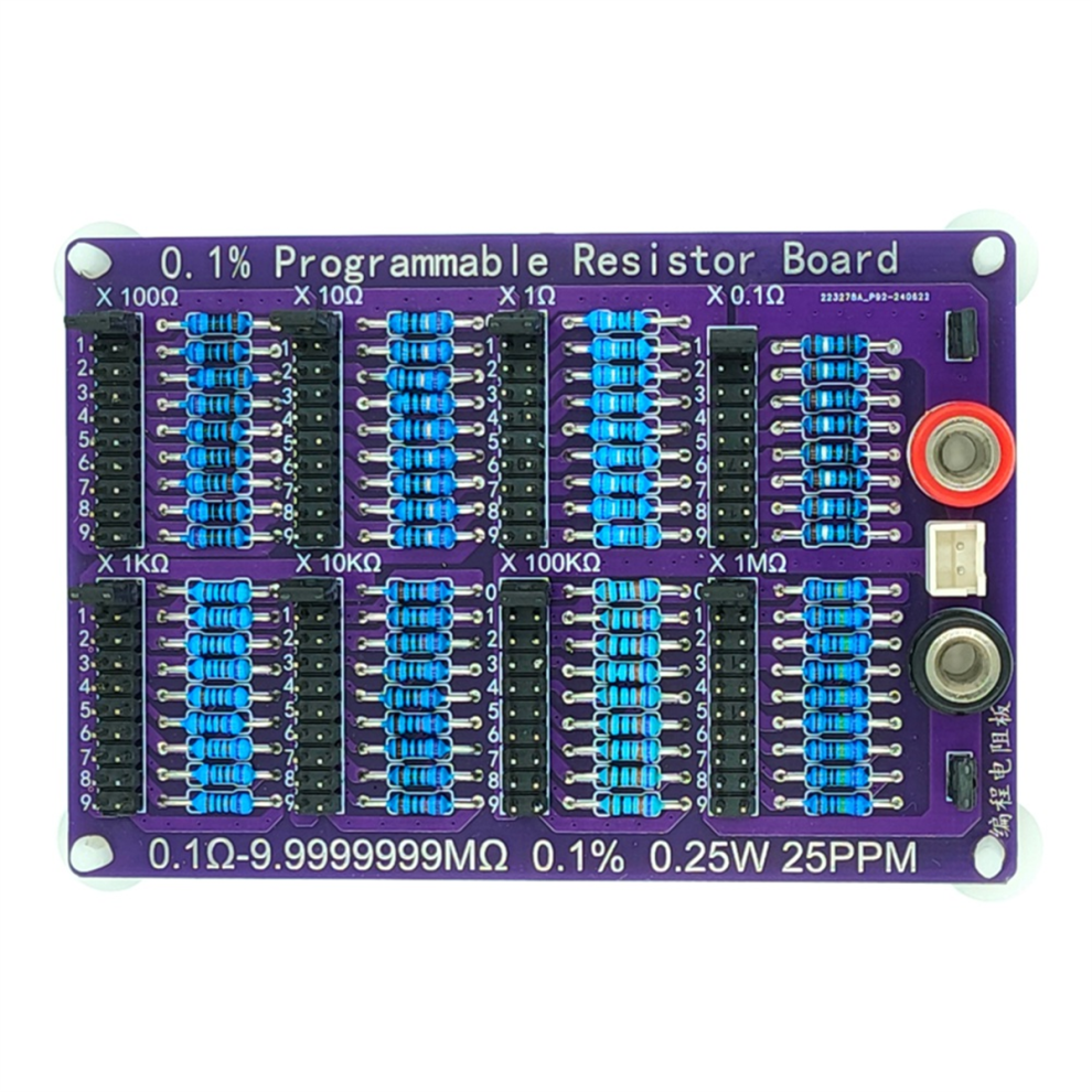 0.1Î©-9.9999999Mî© 0.1% 0.25W 25Ppm Programmable Resistor Board 4851292875724