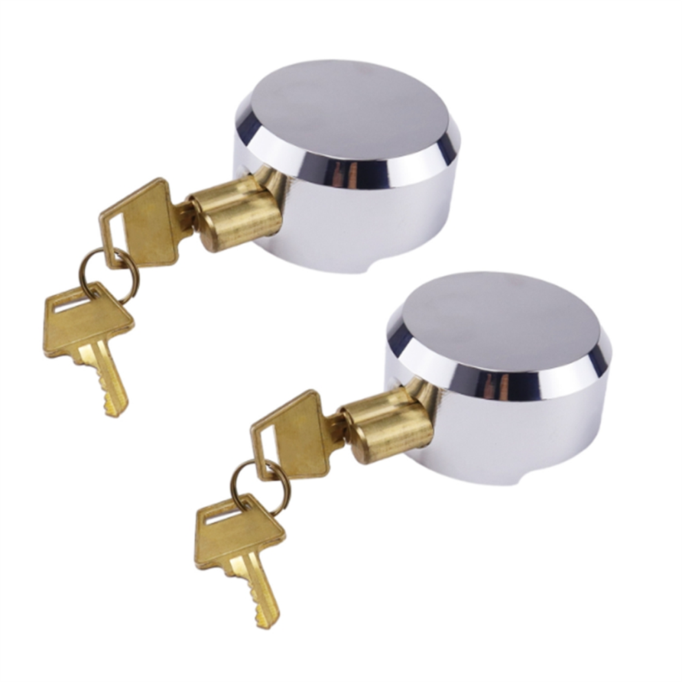 Hidden Shackle Padlocks Keyed (2 Pack),Puck Locks,Van Door Lock 4851292881855