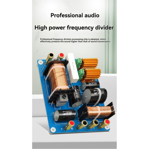Crossover de alto-falante bidirecional de 1500 W para alto-falante único de 15 e 18 polegadas