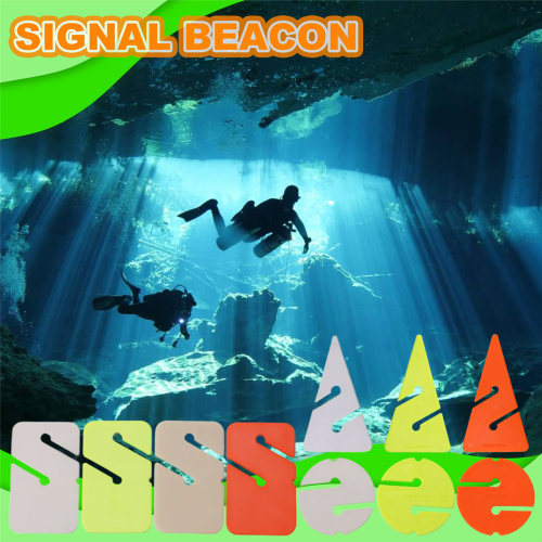 10PCS Cave Wreck Diving Marker Technical Diving Line Markers Rope 2
