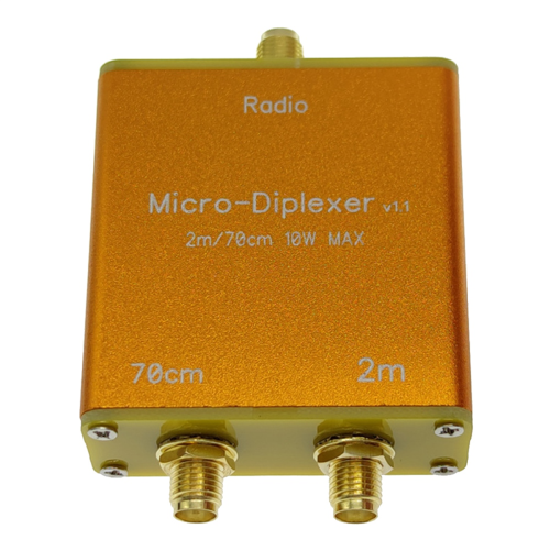 10W V/U 2m 70cm mikrotyp diplexer duplexfilter (med skal)