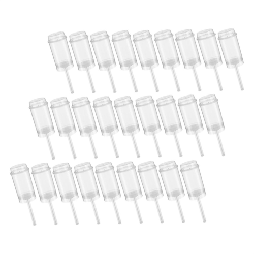 40Pcs Food Pusher Round Shaped Push-Pops Cake Cup with Lid 1
