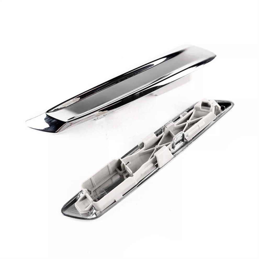 1 Paio Di Strisce Di Rivestimento Esterne Anteriori Cromate Per F10 F11-image