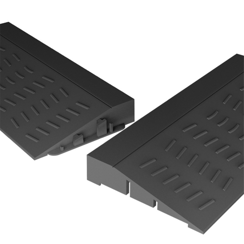 Universal Robot Vacuum Sweeper Sill Bar Step Ramp Climbing Mat Black 2