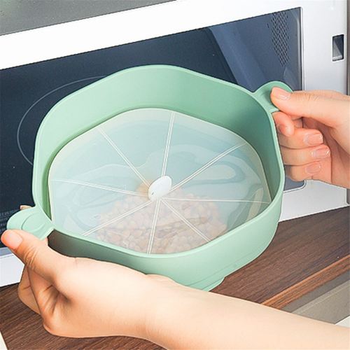 Mikrowellen-Popcorn-Schüssel, faltbar, Popcorn-Maker, Eimer, Schüssel, Rot 2