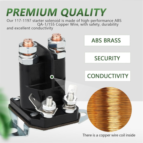 Solénoïde pour tondeuse à gazon à rayon de braquage zéro Toro Timecutter 2