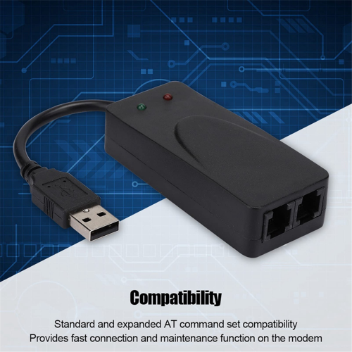 Μόντεμ φαξ USB διπλής θύρας USB2.0 56K V.92 V.90 πρόγραμμα οδήγησης εξωτερικού μόντεμ 2