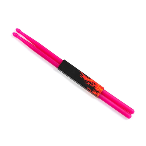2 baquetas luminosas de nailon de 5 A (rosa) 2
