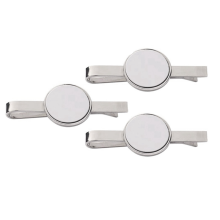 Sublimatie stropdas clip blanks voor mannen metalen stropdas clips warmteoverdracht
