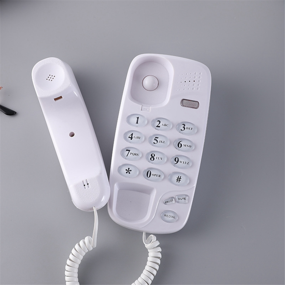 -580 Big Button Corded Phone wall-mounted Telephones red
