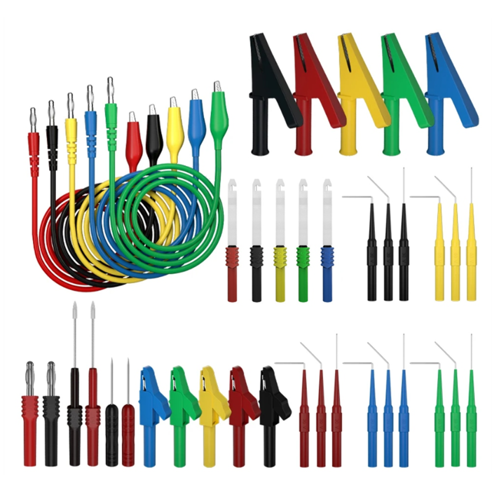 41Pcs Multimeter Test Lead Kit 4Mm Banana Plug To Alligator Clip 4851292805660