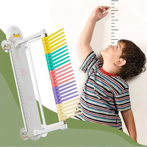Verticale springtester voor kinderen Cartoon eend muurgemonteerde springtrainer 2