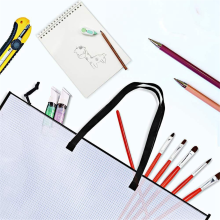 2 peças de estojo de arte de 19 x 25 polegadas, para arte, pôsteres, bolsa de armazenamento