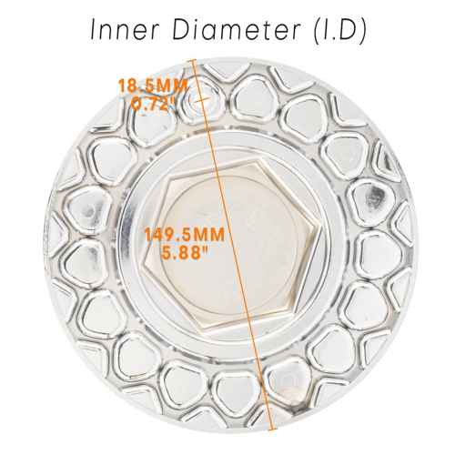 168 mm bilfälgs centrumkåpa för 247L169 09.24.028, 4 st 2