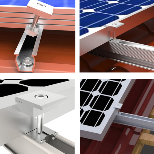 Solar Panel Mount Bracket Rails Clamp Fastening Module Mount, 35mm 2