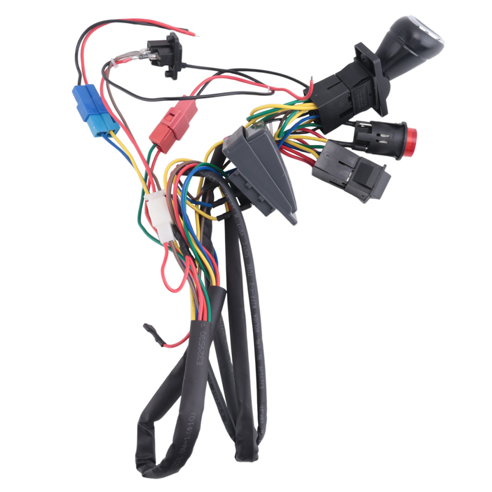 Kit de fils et d'interrupteurs modifiés pour voiture électrique pour enfants, ligne unique
