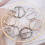 6 pezzi fermacravatta e sciarpa con clip ad anello per donna 2