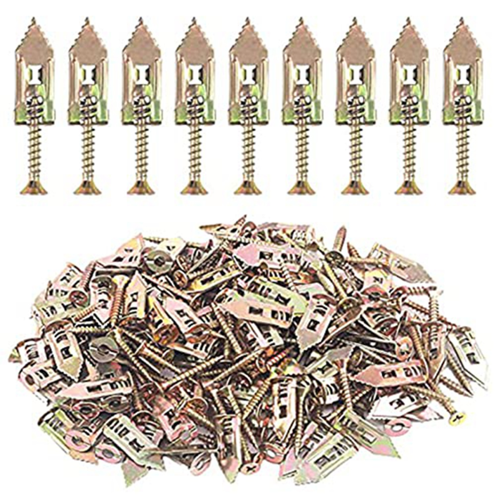 Drywall Self-Drilling Anchors With Screws,Hollow-Wall Anchor Kit 4851292823190