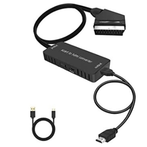 Scart till -konverterare stöder 1080P HD-konverteringsadapter