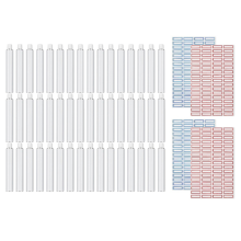 48 stuks lege verftubes 20 ml verftubes voor het maken en bewaren van verf