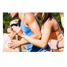 10 Silicon-Based Dynamic Patches Blood Glucose Sensor Stickers
