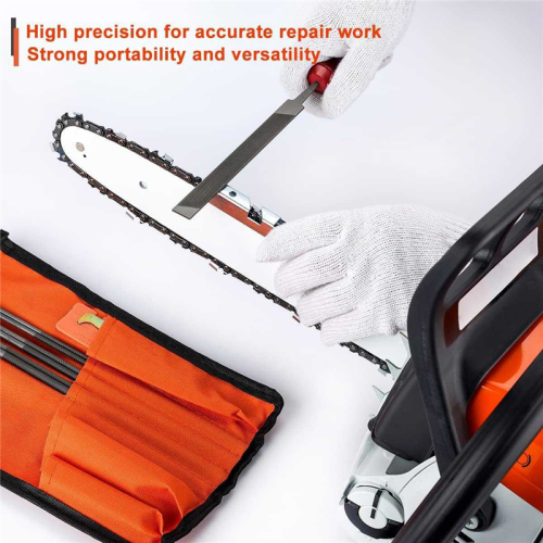 Chainsaw Field Sharpening Kit, Chainsaw Chain Sharpener Round Files 2