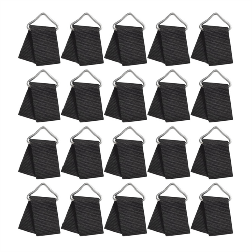 20 set med fjäderspänne för trampolin, triangelringar och spänne