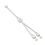 Cavo di prolunga 5V a 3 pin per computer, splitter 1 punto 2 hub, bianco 5