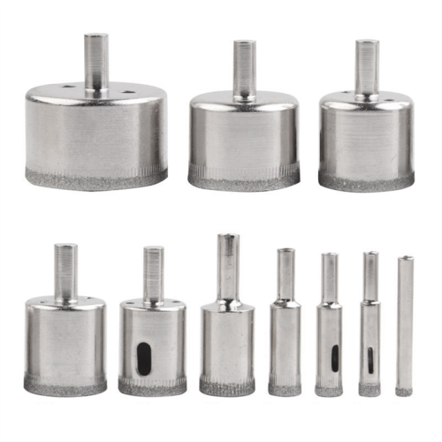 Diamantborrset 10-delars diamanthålsågsset Glasborr
