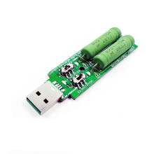 USB-motstånd DC elektronisk last med justerbar brytare 5V1A/2A/3A