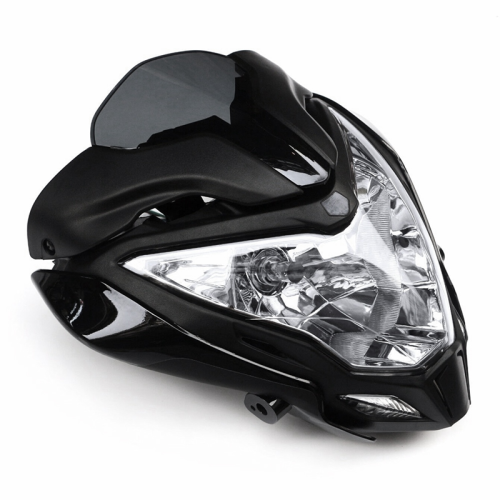 Gruppo ottico anteriore nero per moto 150 200 2