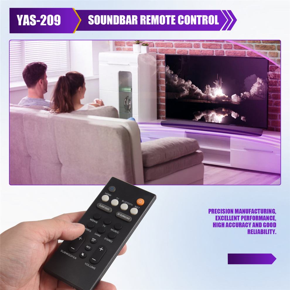 Télécommande pour haut-parleur YAS-209 YAS-109