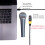 USB C till XLR hona-kabel datorljud-datakabel 2 meter 3