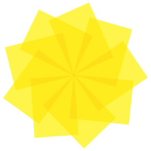9Pcs Gel Light Filter for Film,Video,Photo,Stage (Yellow)